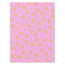 Patrón de flor hippie rosado de Naranja preppy