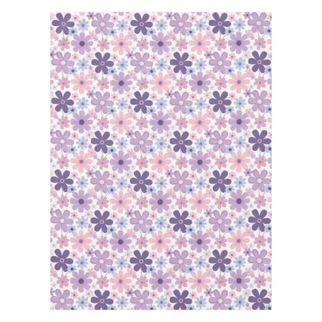 Mantel Patrón de Flor Y2K (Anverso)