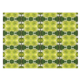 Mantel Patrón de flores de hortensias abstractas en verde
