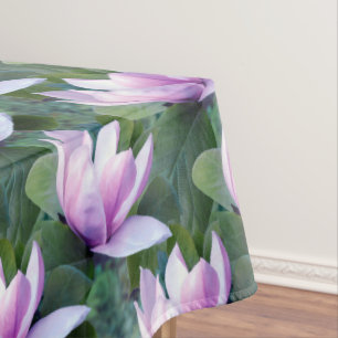 Mantel Patrón de flores de magnolia