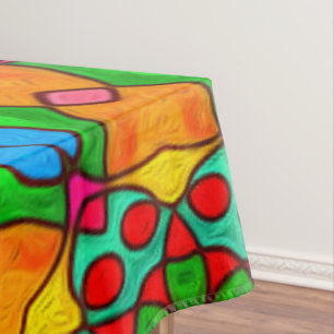 Mantel Patrón de flores estéticas