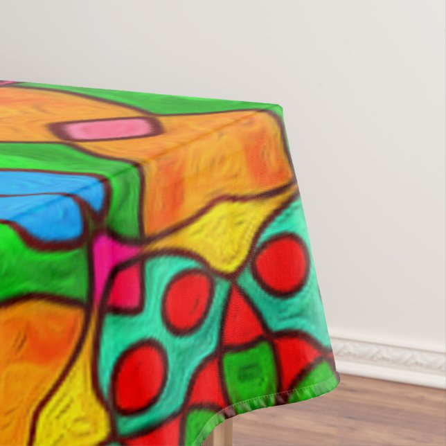 Mantel Patrón de flores estéticas (In Situ)