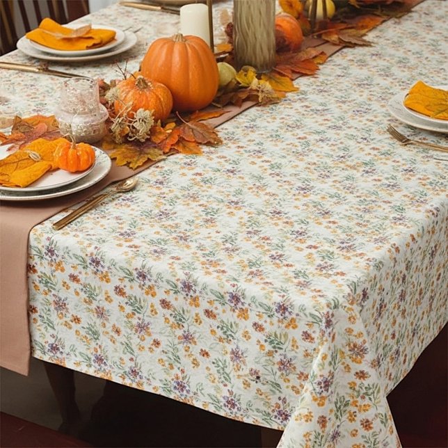 Mantel Patrón de flores silvestres de otoño (Subido por el creador)