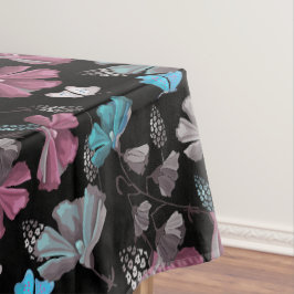Mantel Patrón de flores y mariposas