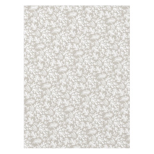 Mantel Patrón de formas botánicas Boho Matisse Gris