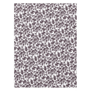 Mantel Patrón de formas botánicas Boho Matisse Gris negro