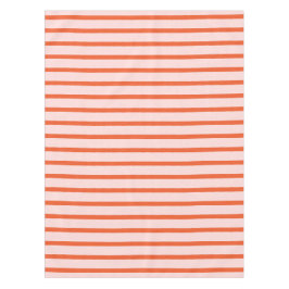 Mantel Patrón de franja rosa y roja