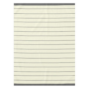 Mantel Patrón de franja vertical beige negro