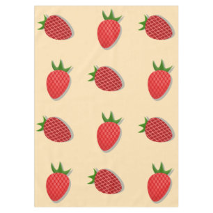 Mantel Patrón de fresa para frutas vibraciones veraniegas
