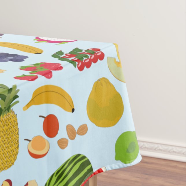 Mantel Patrón de fruta de verano colorido (In Situ)