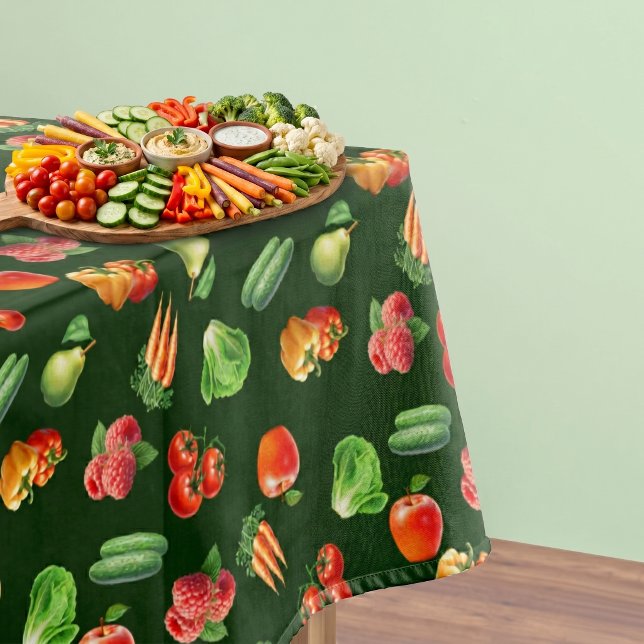 Mantel Patrón de frutas y verduras (Subido por el creador)