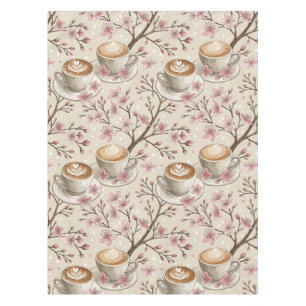 Mantel Patrón de funda de café Flor de Cerezo (6)