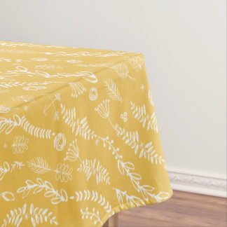Mantel Patrón de Garland floral amarillo