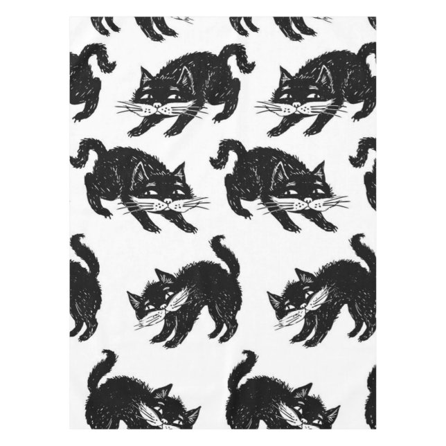 Mantel Patrón de gato (Anverso)