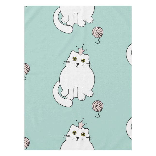 Mantel Patrón de gato (Anverso)