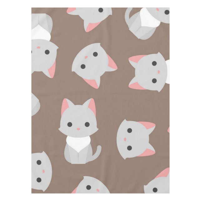 Mantel Patrón de gato (Anverso)