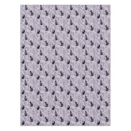 Mantel Patrón de gato negro místico y mariposa | Brujería