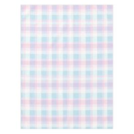 Mantel Patrón de Gingham púrpura Pastel