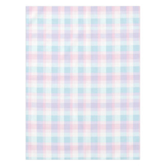Mantel Patrón de Gingham púrpura Pastel