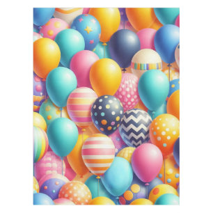 Mantel Patrón de globos coloridos