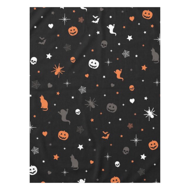 Mantel Patrón de Halloween (Anverso)