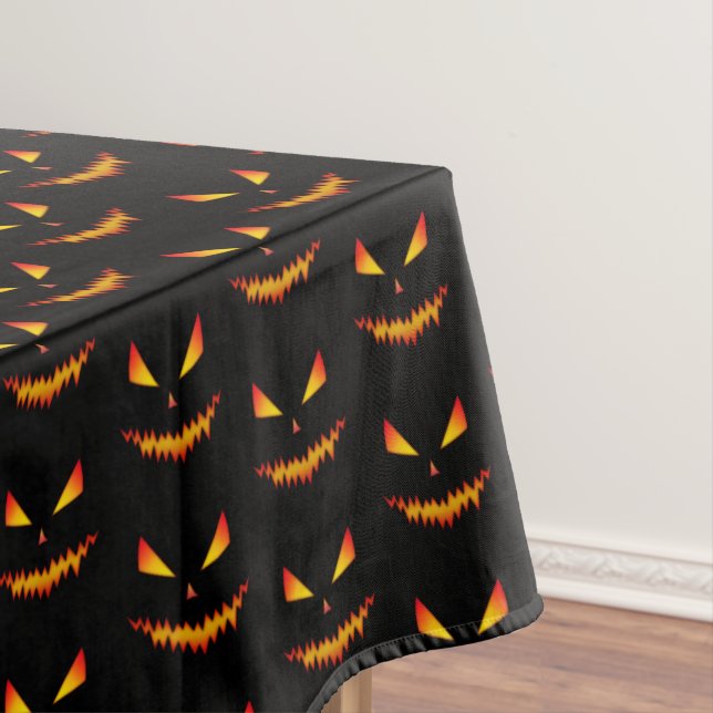Mantel Patrón de Halloween con miedo de Guay Jack O'Lante (In Situ)