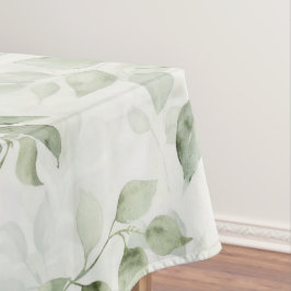 Mantel Patrón de hoja verde botánica