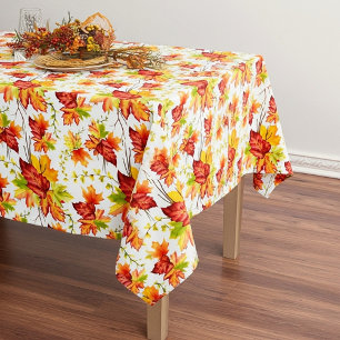 Mantel Patrón de hojas de arce de otoño
