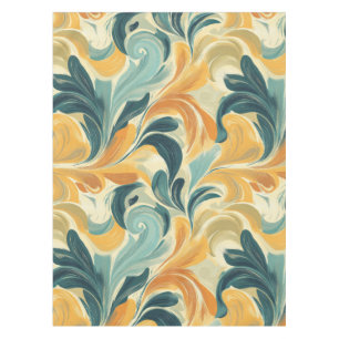 Mantel Patrón de hojas de color patinado vintage (1)