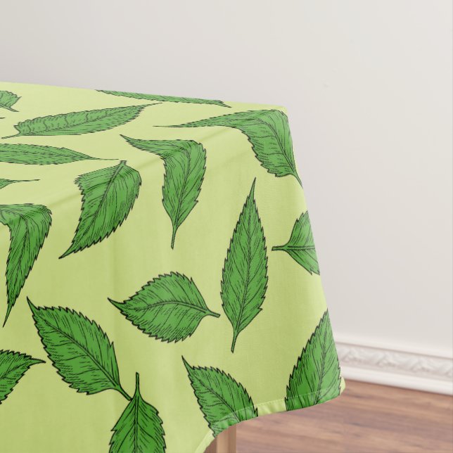 Mantel Patrón de hojas, patrón de hojas, hojas de primave (In Situ)