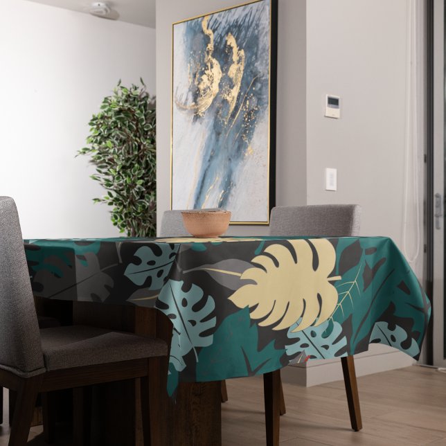 Mantel Patrón de hojas tropicales (Table cloth)