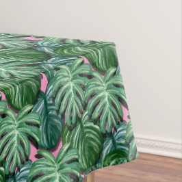 Mantel Patrón de hojas tropicales - Foliage verde