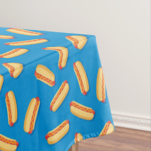 Mantel Patrón de Hotdogs de comida rápida