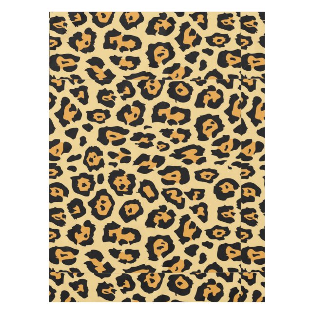 Mantel Patrón de impresión de animales leopardos-25560 (Anverso)