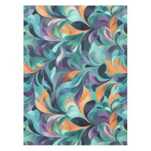 Mantel Patrón de inspiración Paisley-abstracta vibrante
