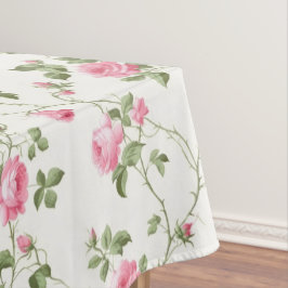 Mantel Patrón de jardín de cabaña rosa floral