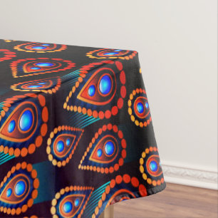 Mantel Patrón de joya colorido como Paisley