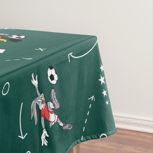 Mantel Patrón de jugada de fútbol LOONEY TUNES™ (In Situ)