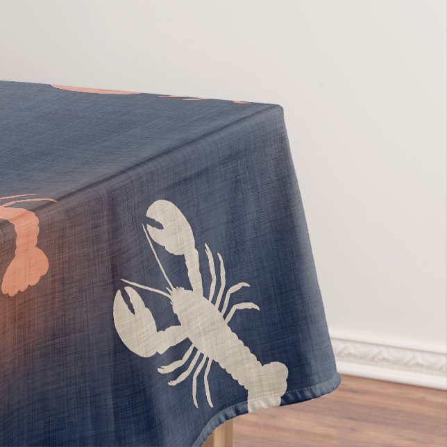 Mantel Patrón de langosta costera - Verano de mariscos ná (In Situ)