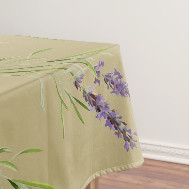 Mantel Patrón de lavanda de época (In Situ)