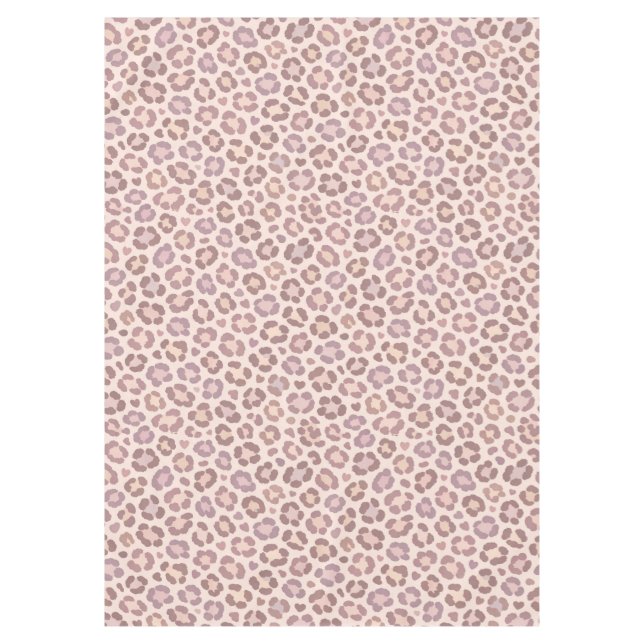 Mantel Patrón de leopardo femenino (Anverso)