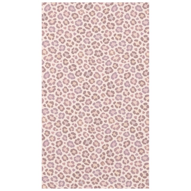 Mantel Patrón de leopardo femenino (Anverso)