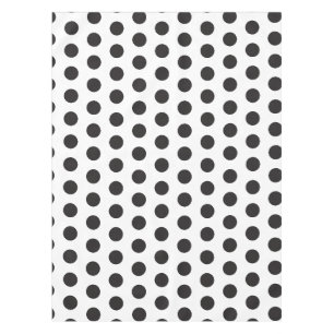 Mantel Patrón de lunares en blanco y negro – Clásico Mini