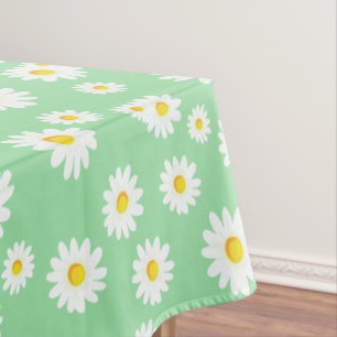 Mantel Patrón de mareas de primavera del Boho verde