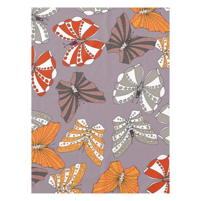 Mantel Patrón de mariposas (Anverso)