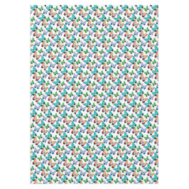 Mantel Patrón de mariposas exóticas morfo azul