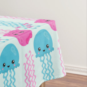 Mantel Patrón de medusas, medusas cortas, animales marino