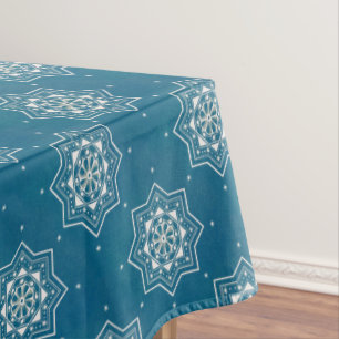 Mantel Patrón de mosaico de azules portugués marroquí