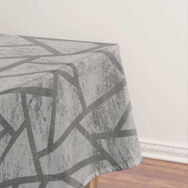 Mantel Patrón de mosaico gris (In Situ)