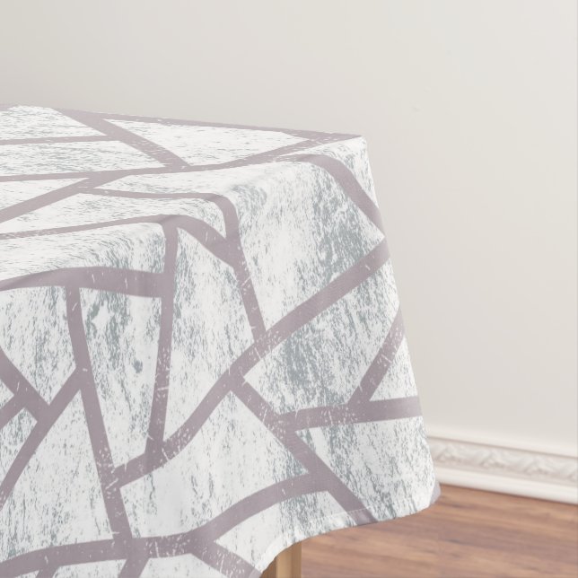 Mantel Patrón de mosaico gris pálido (In Situ)